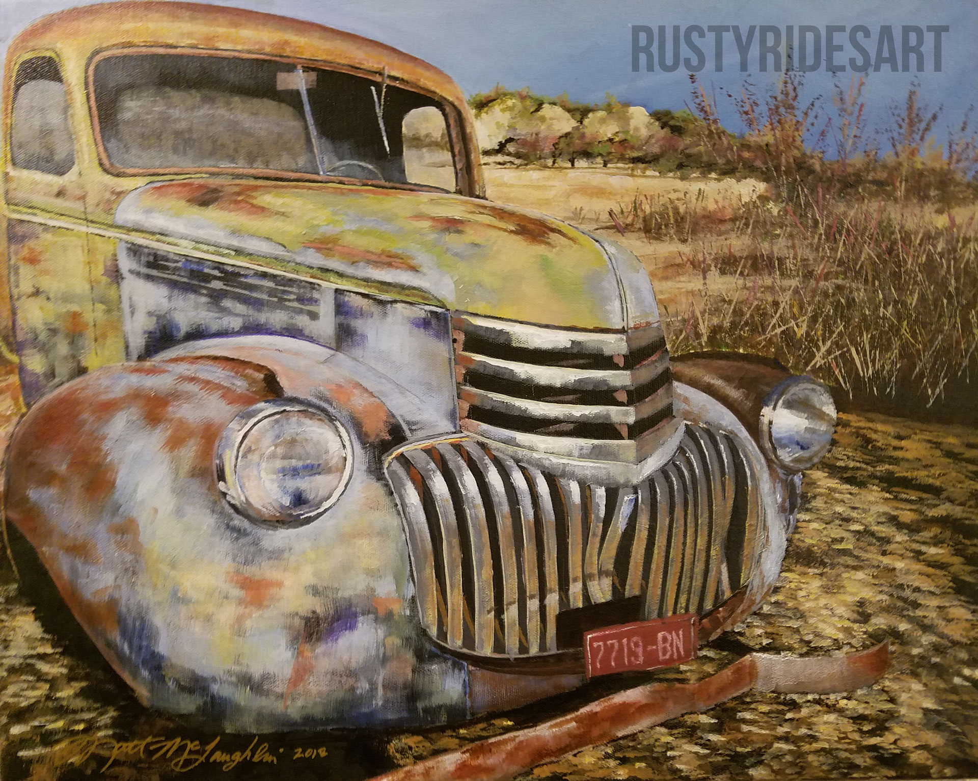 1942-Chevy-Truck-(2018-16x20)