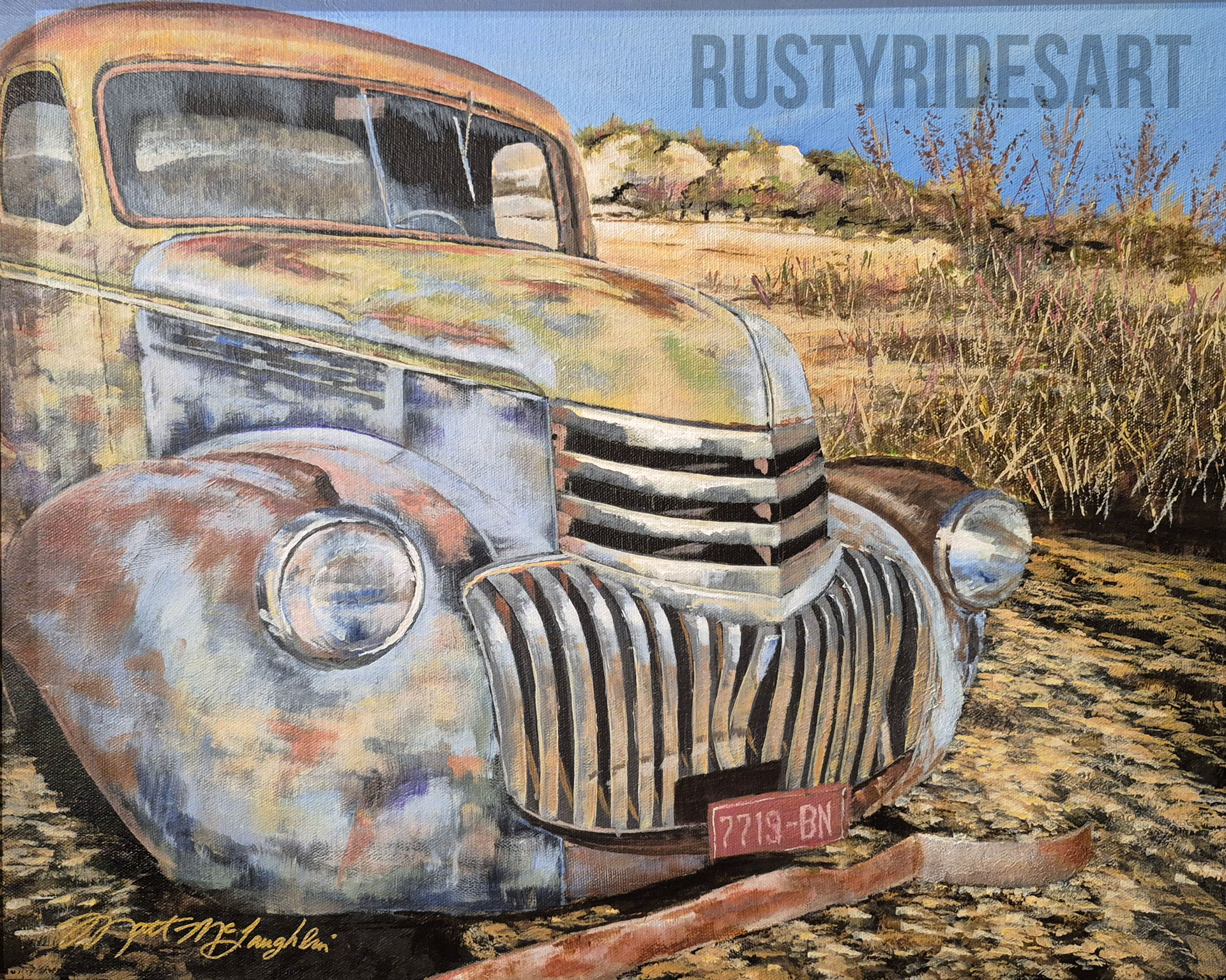 Deco-in-the-Desert,-1942-Chevy
